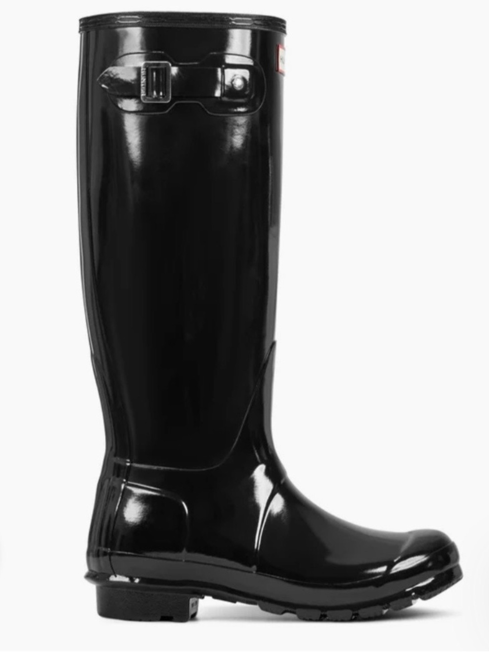 Hunter Women’s Original Tall Gloss Rain Boots Black Size 7